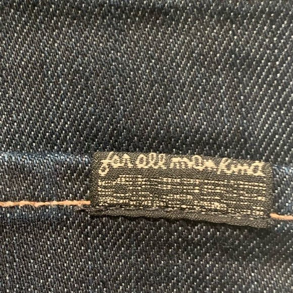 7 FOR ALL MANKIND ROXANNE JEANS Size 27 NAVY SLEEK CLASSIC POLISHED TIMELESS - Picture 2 of 10